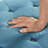 Blue Square With Robust Build And Construction Button Tufting-1129028685