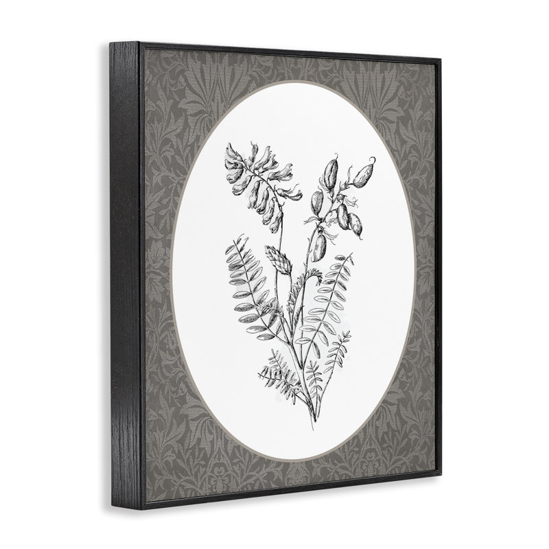 Art rétro, estampe numérique encadrée, design par lettres et doublure, Giclée encadrée noir minuit, H 14 po x l 11 po