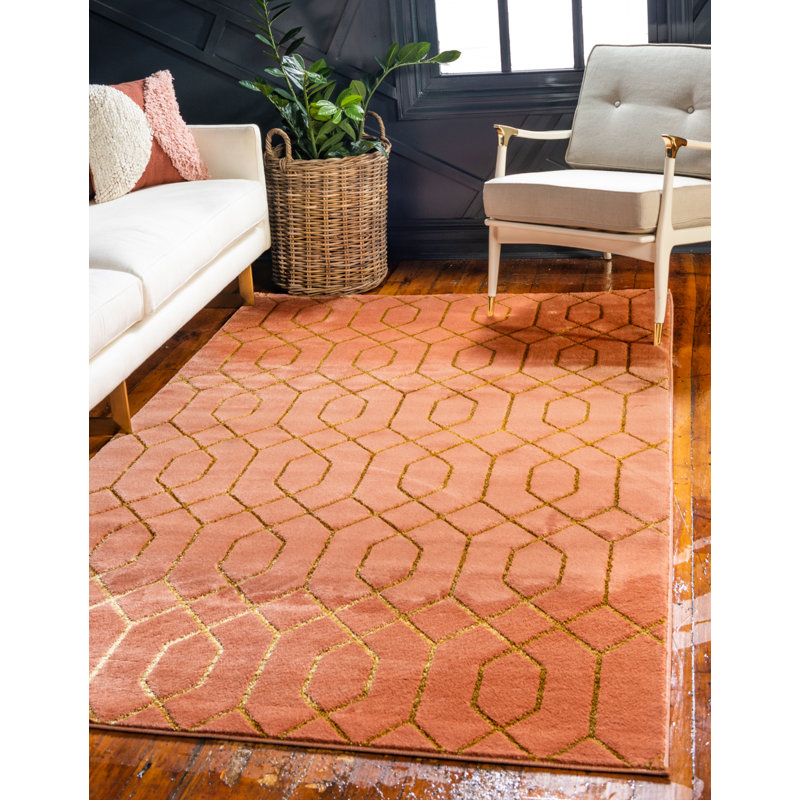 Tapis corail Glam, Rectangle 8 pi x 10 pi