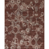 Paradise Hand Knotted Area Rug in Brown