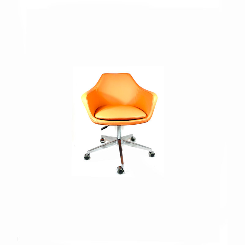 Chaise de bureau Maday, Orange