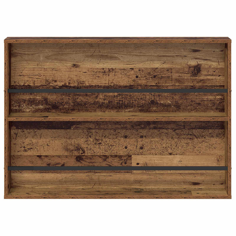 Wood Magazine Rack, Dark Brown