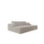 Siège de canapé modulaire 98,4 * 68,9 po, canapé rembourré et compressé pour le salon, la chambre à coucher, l’appartement, aucun assemblage requis, combinaison gratuite pour 4 PC, tissu en velours côtelé moelleux-1839774258