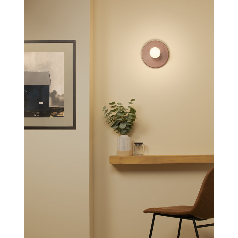 Ceramic Flush Mounted Sconce, Canyon Clay