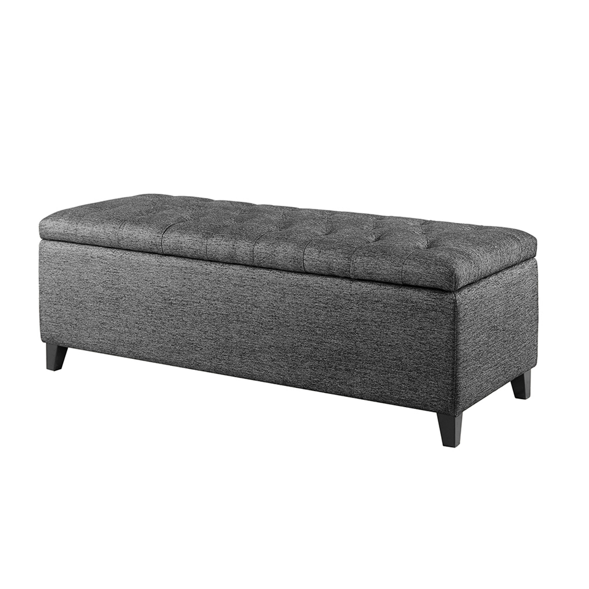 Hokku Designs Makhia 100% Polyester Upholstered Storage Bench | Wayfair