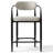 25.5'' Upholstered Counter Height Bar Stool with Arms and Footrest-228378195