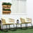 Cream White Patio Bistro With Cushions. Rocking Chairs And Table For A Charming Outdoor . Front Porch Furniture To Refresh 3 Piece - Cushions