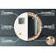 Huldar Glass Flat Wall Mirror