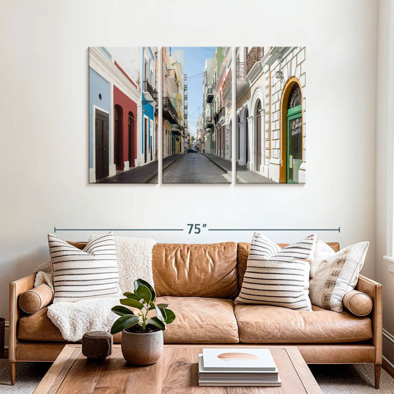 Sebbie San Juan Street Scene, 42" H x 65" W