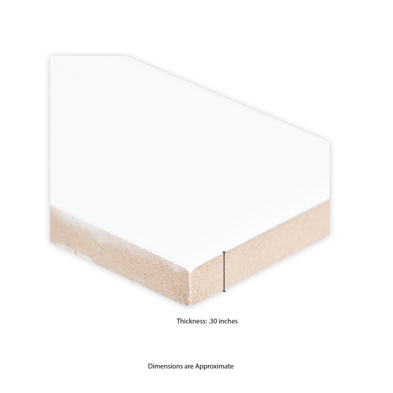 Carrelage mural 4 po x 16 po Illume Cloud