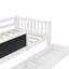 Lit plateforme avec tableau noir, lit plateforme avec tiroirs de rangement et tablettes, conception peu encombrante-1147559097-1147559096