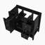 36" Bathroom Vanity without Sink, Cabinet Base Only, One Cabinet-105549723