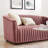 Announce Performance Velvet Channel Tufted Loveseat-1078053548