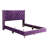 Tranquil Purple Queen Bed With Storage