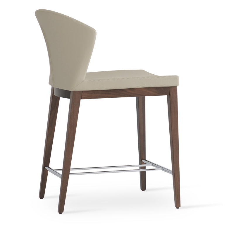 Tabouret de bar et de comptoir Capri, Tabouret de bar (siège d'une hauteur de 29 po), Similicuir os