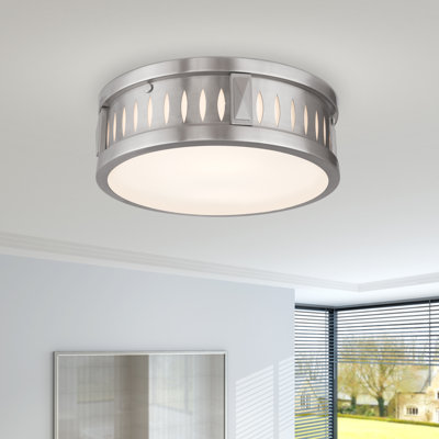 Plafonnier encastré en cristal 2 lumières Baudilio