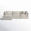 Canapé modulaire rembourré 4 pièces Annabella-91135235