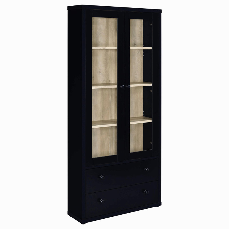 Vitrine à 4 tablettes, Black