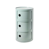 3 Pack Stackable ABS Storage Drawers – Round Modular Cabinet for Bedroom & Living Room