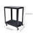 Media Cart Duty AV Cart Fit for Offices and Schools with Universal Wheels
