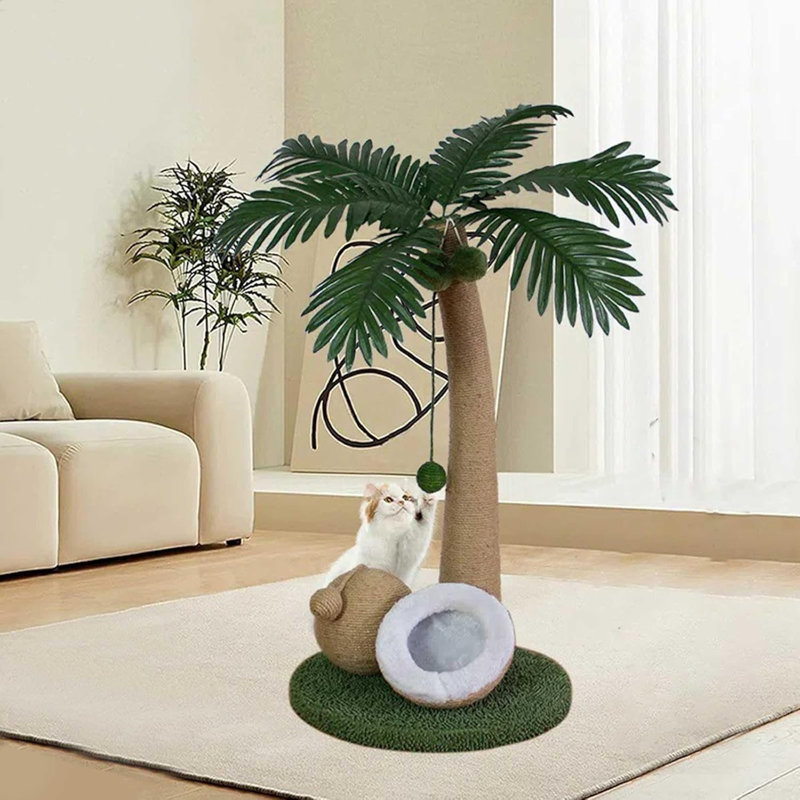 Indoor Cat Scratching Post, Interactive Scratcher
