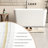 Square - Shape 49'' Glossy Acrylic Freestanding Tub, Drain, Comfortable Seated Soaking, 55 Gallons Capacity, Scratch Bathtub,