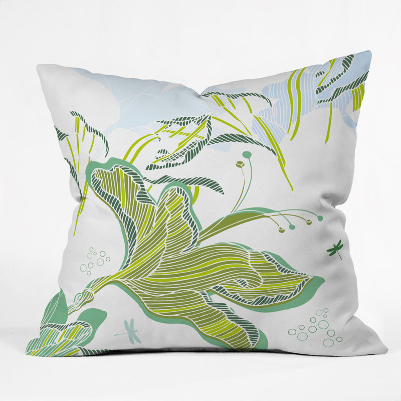 Coussin moderne en polyester, 26 po x 26 po