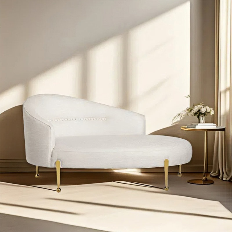 Chaise longue simple post-moderne, Orienté à gauche (vu de face)