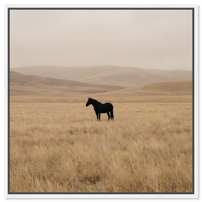 The Middle Print by Oliver Gal, 21" H x 21" W, White Floater Frame