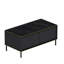 Table basse Modern Anthracite de 35,4 po x 15,7 po x 15,7 po | 100% panneau de particules enduit de mélamine, épaisseur: 0,7 pouce | Design industriel en marbre, élégant et fonctionnel pour les espaces de salon et de bureau, durable et élégant-1675732327