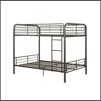 Bristol Gunmetal Finish Full/Full Bunk Bed