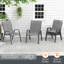 Ensemble de 6 chaises de patio pour l'extérieur-1234834244
