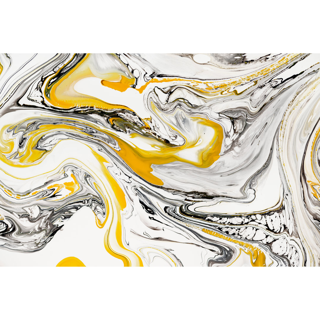 Liquid Marble Pattern von Galina Timofeeva - Leinwandbild