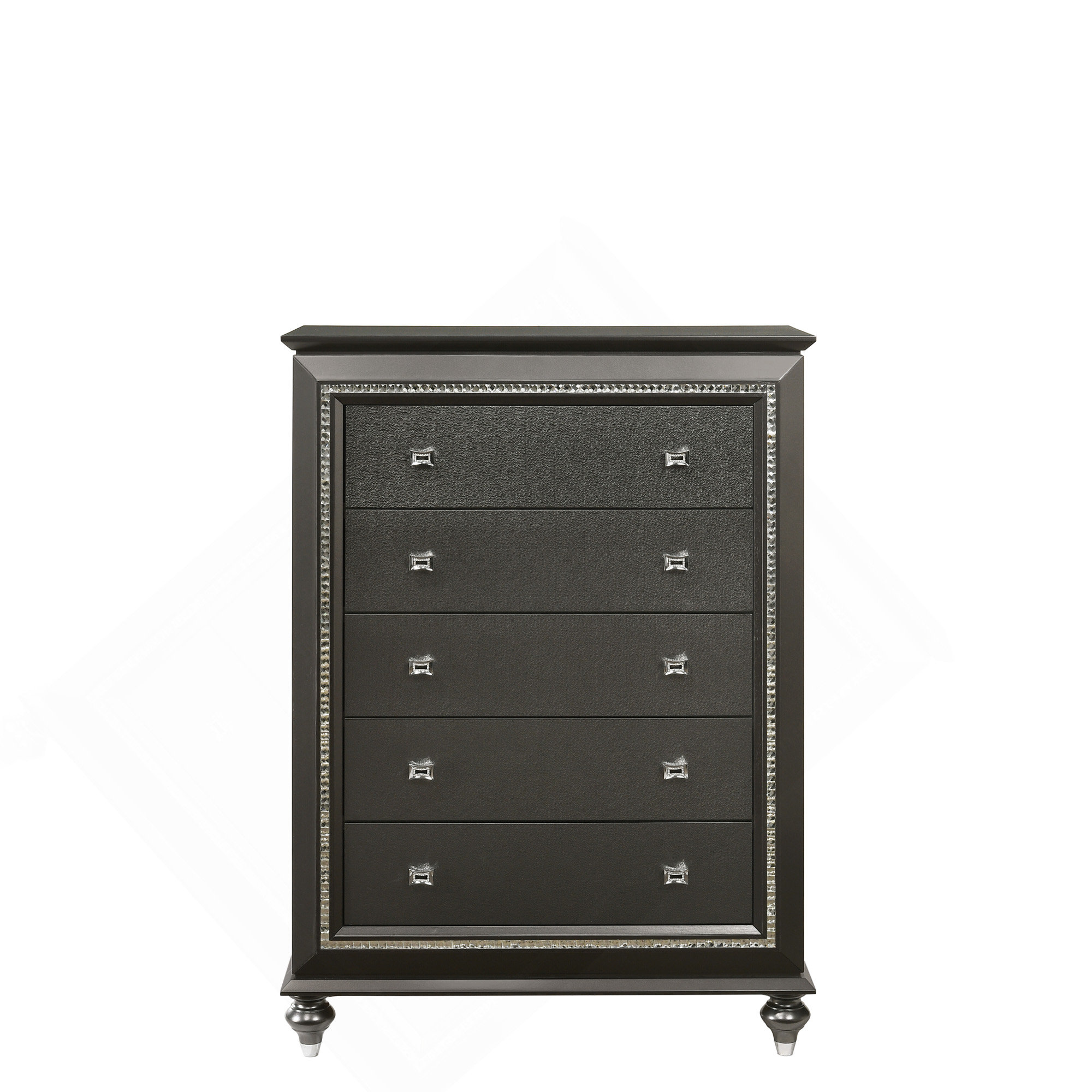 Kaitlyn Metallic Gray Dresser