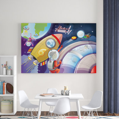 Astronauts - Graphic Art on Canvas