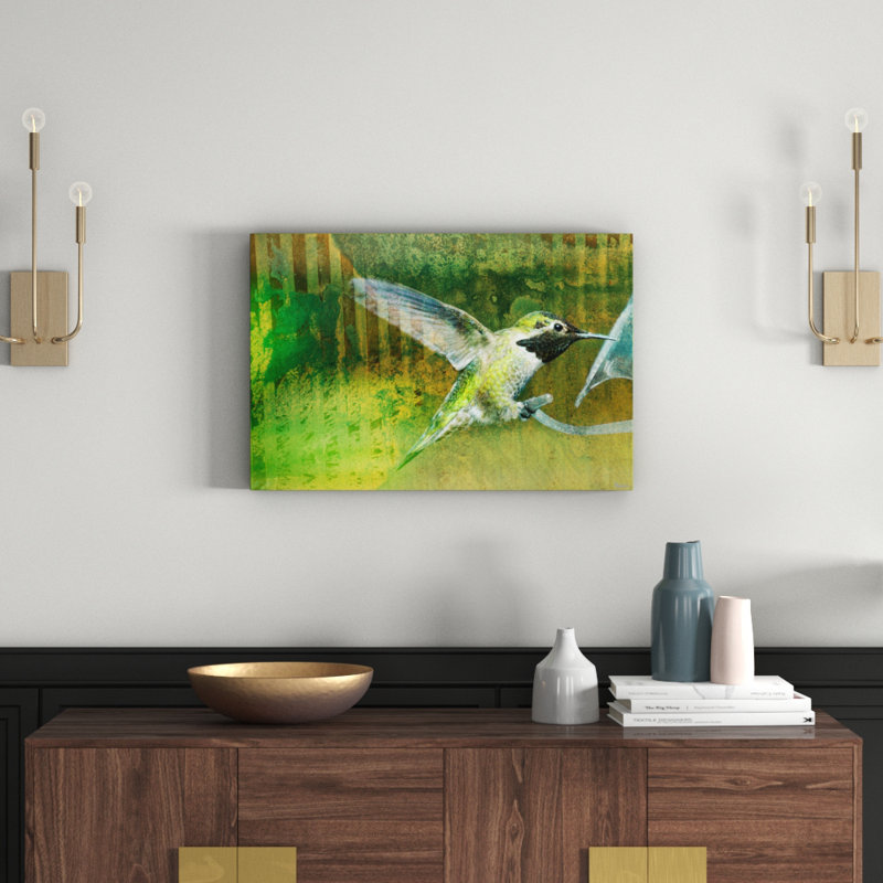 Violetear by Parvez Taj - 1 Piece Wrapped Canvas Wall Art, 51cm H x 76cm W