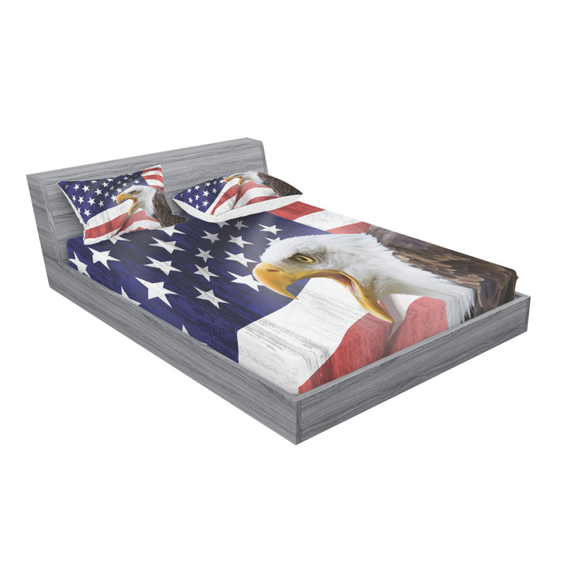 Microfiber Sheet Set, Queen Sheet Set with Fitted Sheet