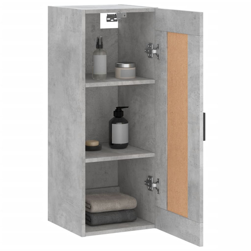 Huttig Bathroom Cabinet, Concrete Grey