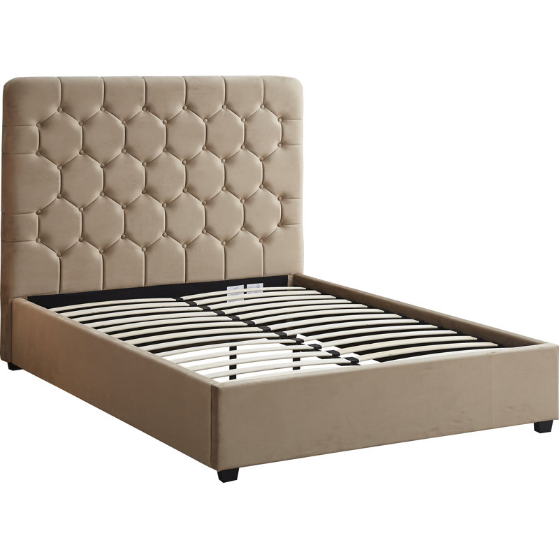 Madison Bedframe, Kingsize (5'), Tan