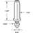 Bi-Fold Door Bottom Pivot with Adjustable Grooved Steel Tip (Single Pack)-22901368