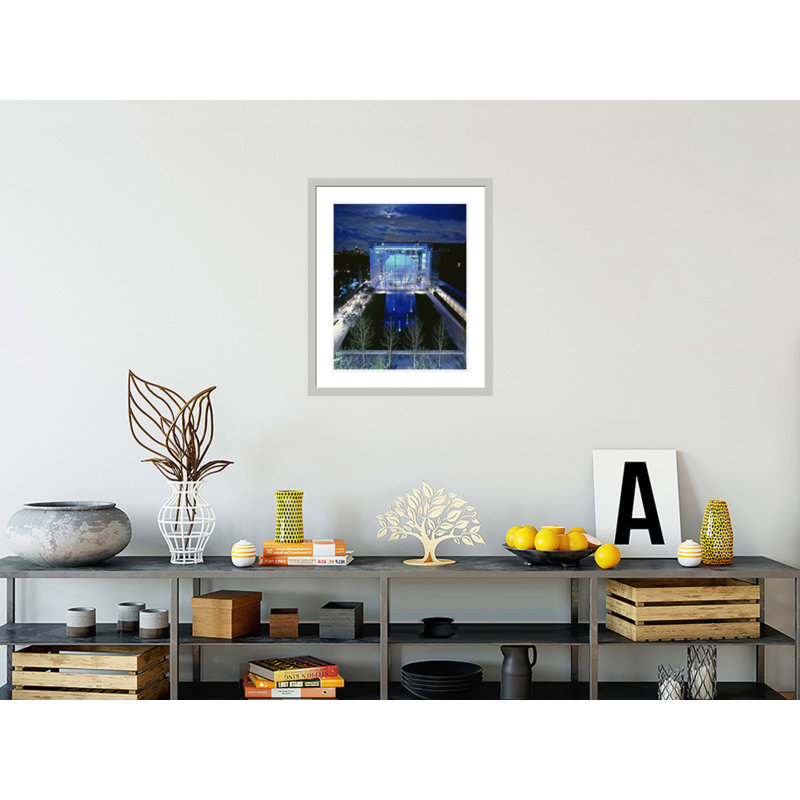 «Rose Center for Earth and Space» par Anonyme - Impression giclée encadrée, H 27,66 po x l 23,5 po