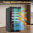 15" Wine Premium Refrigerator 31 Bottle Built-in Wine Cooler with Two Handle & Reversible Hinge-118229009