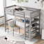 Lit mezzanine avec tablettes de rangement-51051065-51051064
