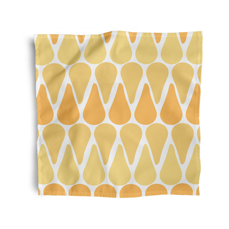 Ensemble de serviettes 4 pièces Synthia, Jaune