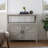 Rectangular Wood Outdoor Console & Buffet Table with Storage Cabinet