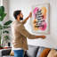 Time Will Tell Typography - Wrapped Canvas-62836342-62836348