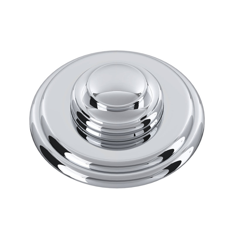 Rohl Waste Disposal Air Switch Button, Polished Chrome