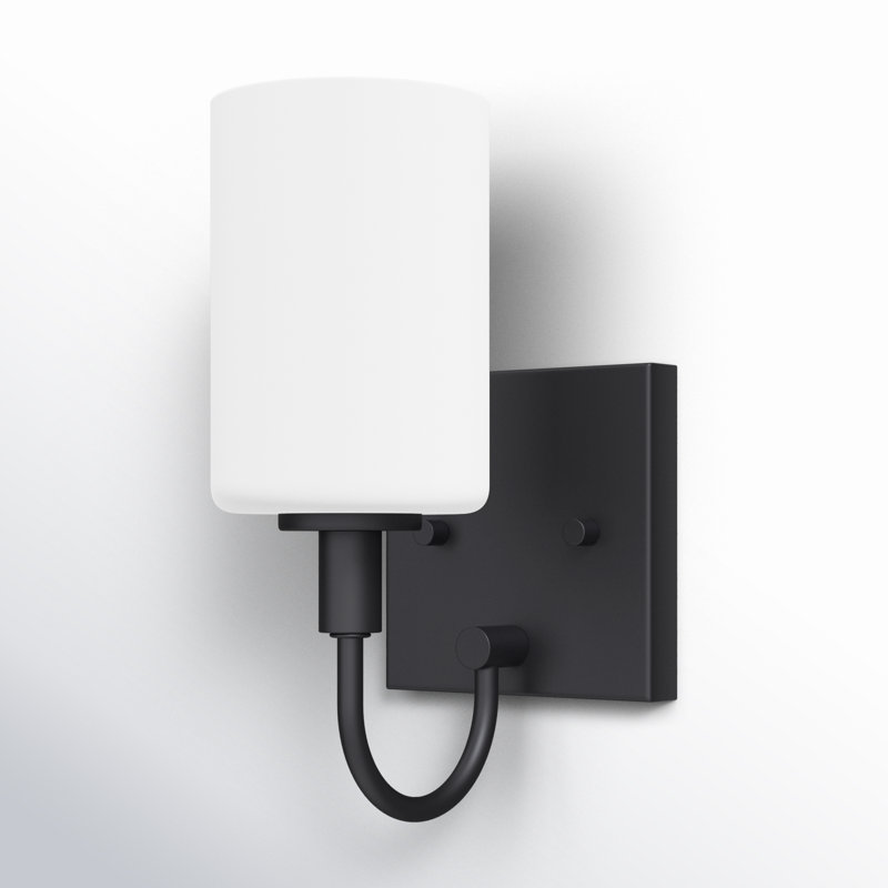 One Light Wall / Bath Sconce, Midnight Black