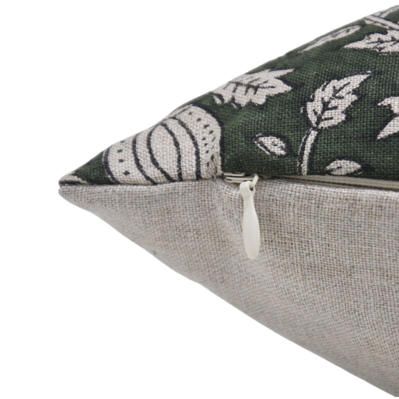 Housse de coussin intérieur / extérieur Floral Linen, H 18 po x l 18 po