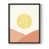 Black Single Picture Framed